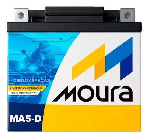 Bateria Moura 5ah Honda Pcx 160 2024 - Ma5d Dtz6