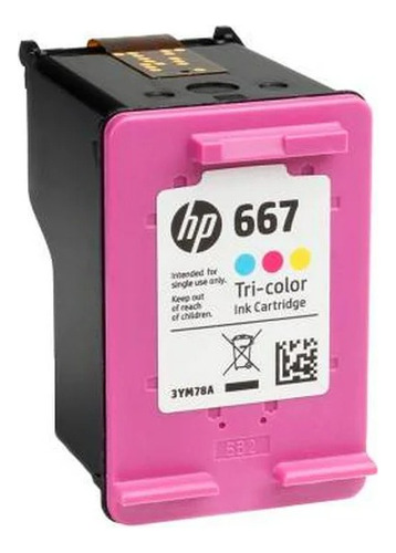 Combo Cartuchos Hp 667 Negro/tricolor + Memoria Usb 16gb
