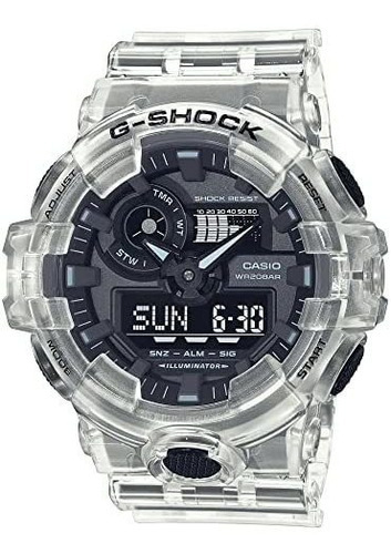 Reloj Casio G Shock Ga 700ske 7a 200mts Transparente Y Negro