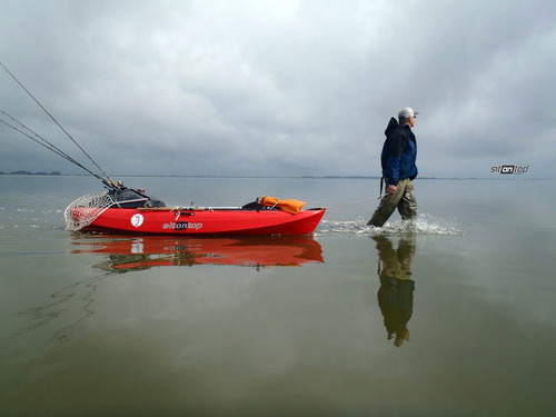 Kayak Sit On Top Kai Combo 1 Cajon Respaldo Rigido Posa Caña