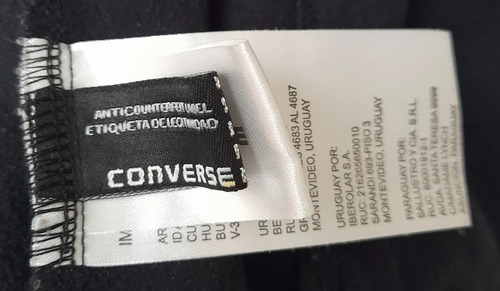 Campera Buzo Converse Talle L - Importado - Impecable (Usado)