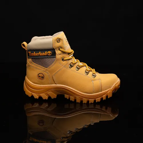 Bota Timberland Amarela Com Ca Bico De Pvc Yellow Boot Epi