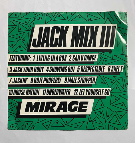 Vinilo Jack Mix Iii Megamix Djivanmusic