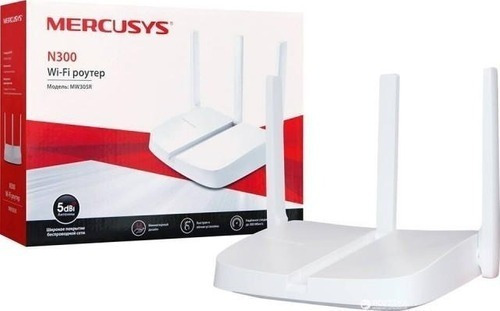 Mercusys Router 300mbps 3*5dbi Antenas, 2*lan (mw305r)