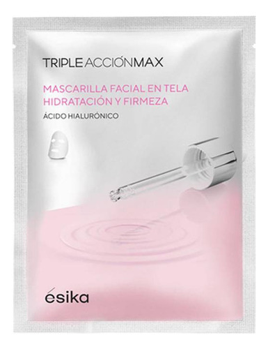 Mascarilla Facial Con Ácido Hialurónico Triple Acción Esika