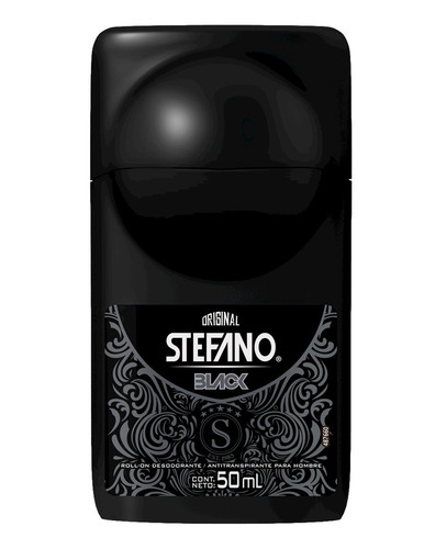 Imagen 2 de 2 de Desodorante roll on Stefano Black 50 ml