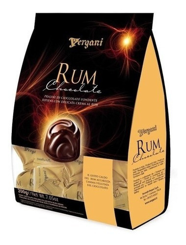 Imagen 1 de 1 de Bombones De Chocolate Relleno Con Crema De Rum Italianos