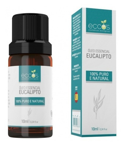 Oleo Essencial Eucalipto Puro 10ml Eccos