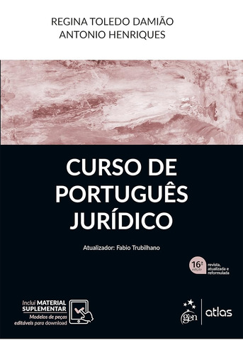 Curso De Português Jurídico - Regina Toledo Damião