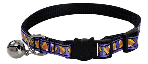 Collar Para Disfraz De Halloween Para Mascotas Con Campana,