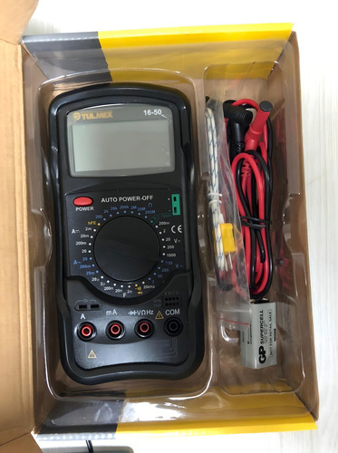 Tulmex (16-50) Multimetro Digital Estandar