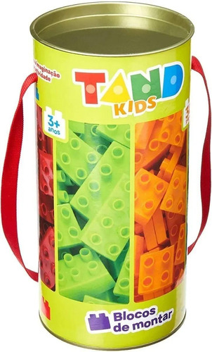 Blocos De Montar Tand Kids Tubo 30 Peças Toyster 2702