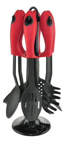 Set De Utensilios Cocina 7 Piezas Cucharon Volteador