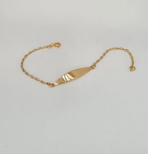 Piocha Pulsera Brazalete De Bebé Niño Niña Oro 18 Kilates