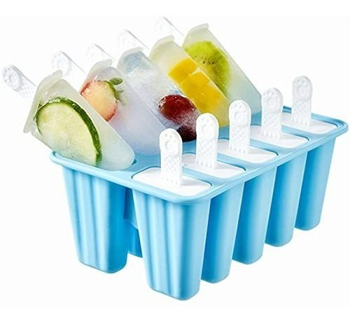 Moldes De Paletas De Silicona De Color Azul