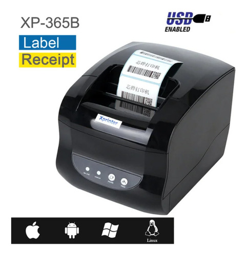 Impresora Termica 80mm Código De Barras+recibos Xprinter Jwk