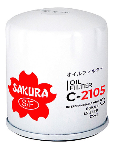 Filtro De Aceite Sellado Sakura Peugeot 405 2.0l 4 Cil 98/99