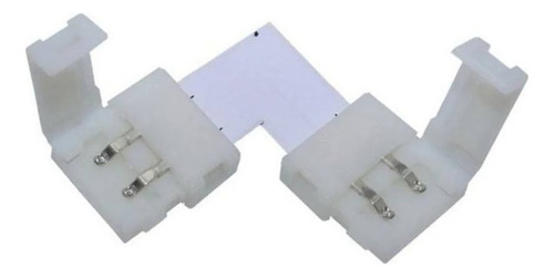 Kit 4 Conector 90 Grau Em L Fita De Led 5050 3528 2 Vias Cor da luz BRANCO QUENTE/BRANCO FRIO/BRANCO NEUTRO Tensão de operação 110/220v 12 volts