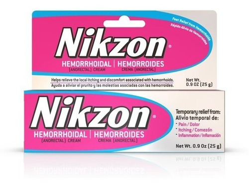 Nikzon Hemorroidal Crema Dolor Inflamación Importado 