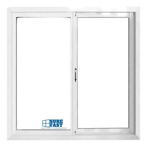 Ventana Corrediza Aluminio 150x110 Vidrio Entero 4mm