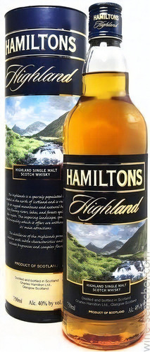 Whisky Single Malt Hamiltons Highland 700ml.envio24hrs