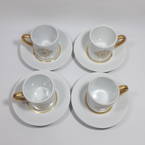 Tazas Hotel Inter Continental Fina Porcelana Bavaria (Usado)