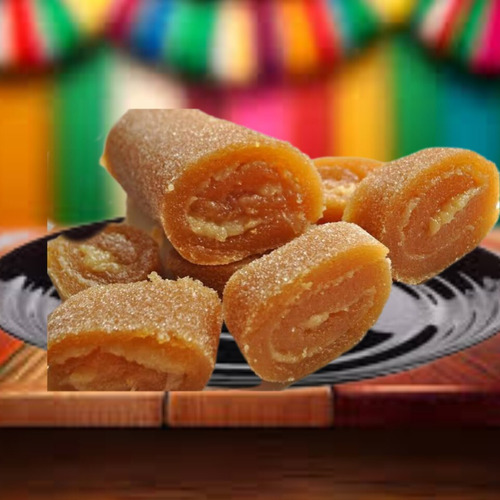 Rollo De Guayaba Relleno De Cajeta Y Almendra/dulce Regional