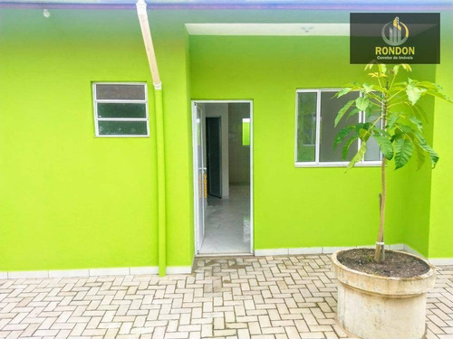 Casa Com 2 Dormitórios À Venda Por R$ 180.000 - Estância Balneária De Itanhaém - Itanhaém/sp - Ca1183