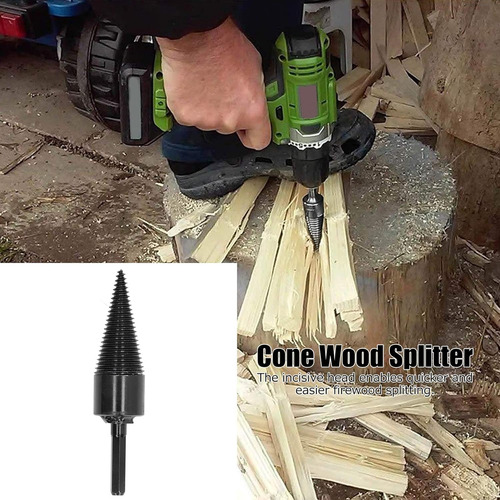 Broca De Leña, Broca De Cono De Madera Para Dividir, Divisor