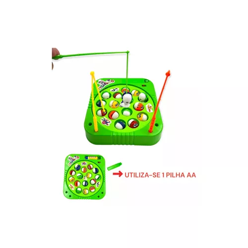 Brinquedo Jogo Joguinho Infantil Pega Pesca Peixe Peixinhos Pescaria Maluca  Fishing Game Brincadeira Divertida Crianças Bebê Presente Festa Clássico -  DPS Variedades - Jogo de Pesca - Magazine Luiza