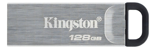 Unidade flash USB Kingston Data Traveler Kyson 128gb Metallic Silver