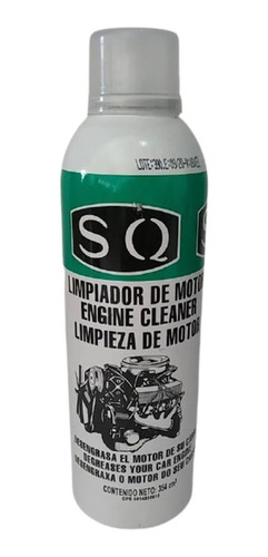 Limpiador De Motor Spray Sq Envase Aluminio 354 Cm3 Tienda