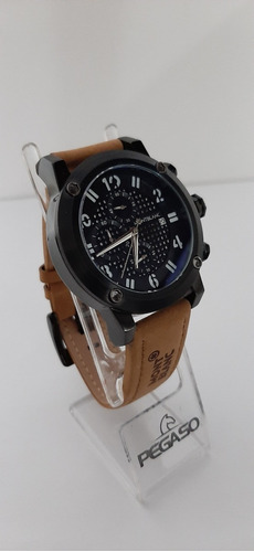 Reloj Montblanc Negro-cafe Calendario Cronos Envio Gratis