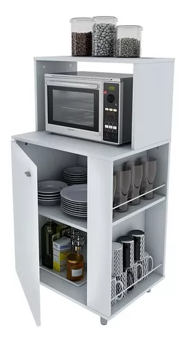 Mueble Microondas Y Horno Organizador Alacena 56358 - Luico