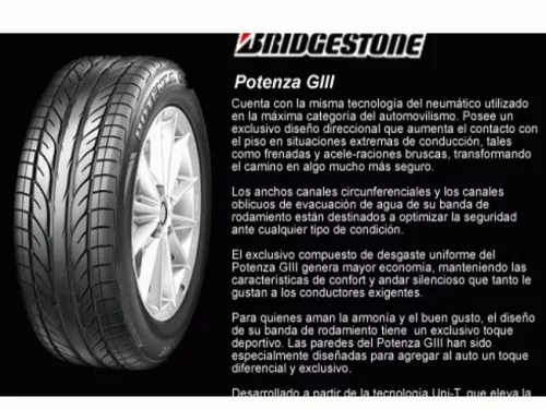 Neumático 195/60 R15 Bridgestone Potenza G3 88h