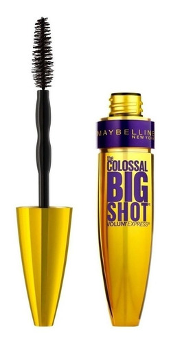 Imagem 2 de 2 de Máscara para cílios Maybelline Volum' Express the Colossal Big Shot 9.5ml cor very black