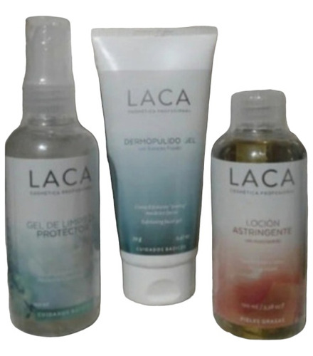 Kit De Limpieza Facial Piel Grasa Laboratorio Laca