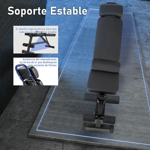 Banco para ejercicio Banco De Pesas Gimnasio multiposiciones Plegable Ajustable Multifunciional