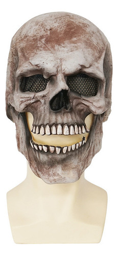 Máscara Con Diseño De Cabeza De Zombi Para Halloween Con For