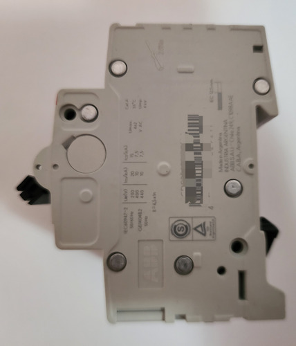 Interruptor Automatico 4p 16a Curva C 10ka 2cds254001r0164