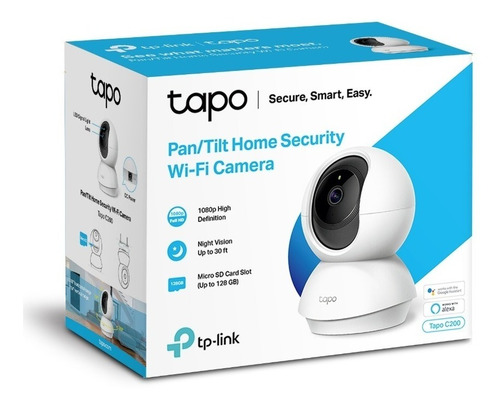 Cámara Tp-link Ip Motorizada Para Interiores Tapo C200 1080p