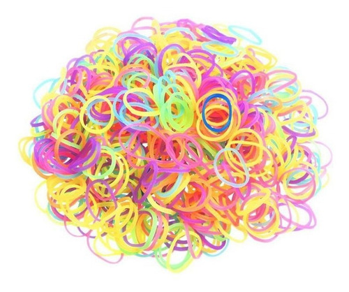 Maleta De Elásticos Coloridos Criativo Rainbow Loom Bands Cor Colorido Desenho Do Tecido Colorido