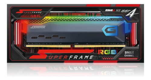 Memória Ddr4 Superframe Rgb, 8gb, 3200mhz, Gray