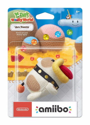 Poochy Nintendo Hilo Amiibo Coleccionable