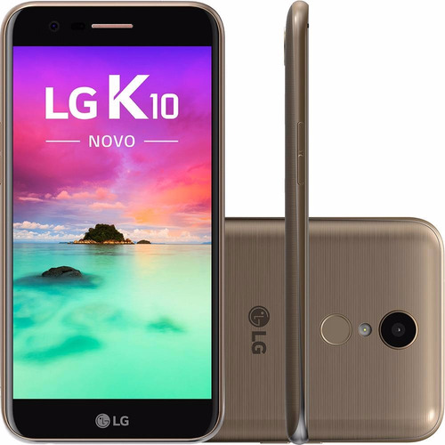 Celular LG K10 Novo M250ds Dual Chip Tela 5,3' 32gb Dourado