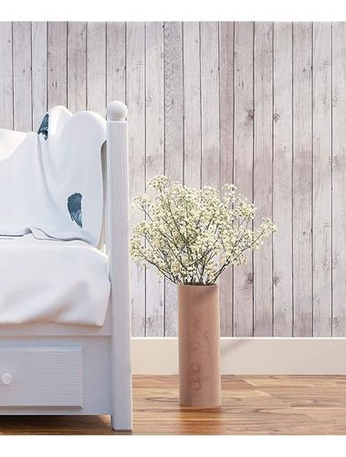 Papel Decomural Tablas Madera 2 Rollos Envio Gratis