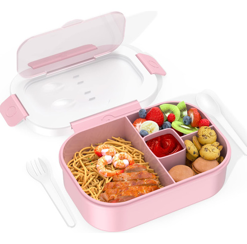 Rgnein Bento Box - Lonchera Para Adultos, 44.0 Fl Oz, 4 Com.