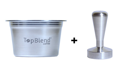 Cápsula Reutilizável Topblend Tres Corações + Tamper