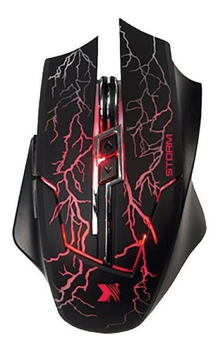 Mouse Gaming Gamer Con Luz Usb Xtech Xtm-510 - Otec Color Negro