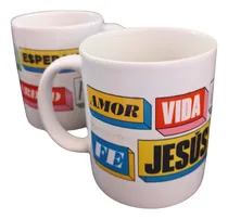 Comprar Taza Cerámica Decorada - Regalería Cristiana